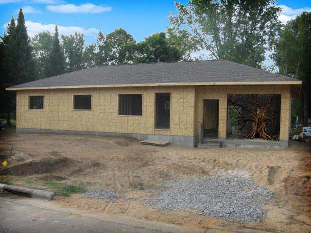 exterior under construction