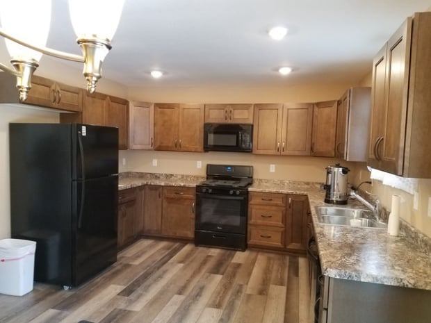 kitchen cabinets installed