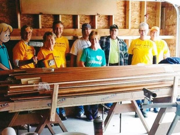 smiling workers