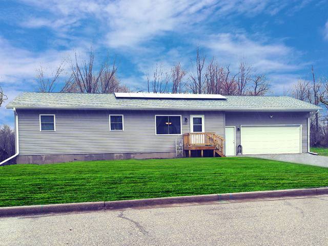 view of the entire exterior of the completed home