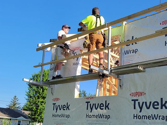 interior walls built